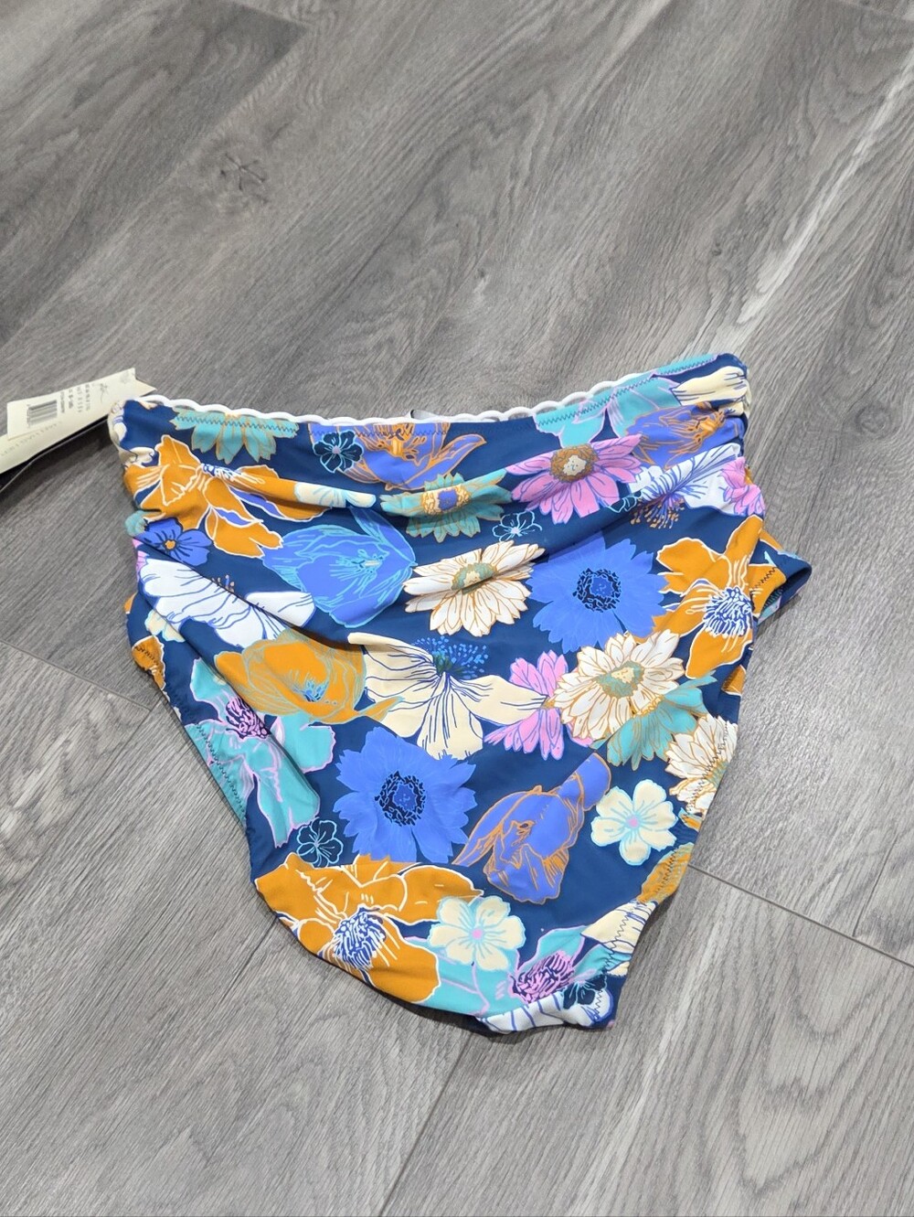 NWT Gottex Floral High Wasted Bikini Bottom S8ze 10 - Picture 2 of 4